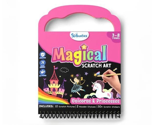 Magical Scratch Art - Unicorns & Princesses