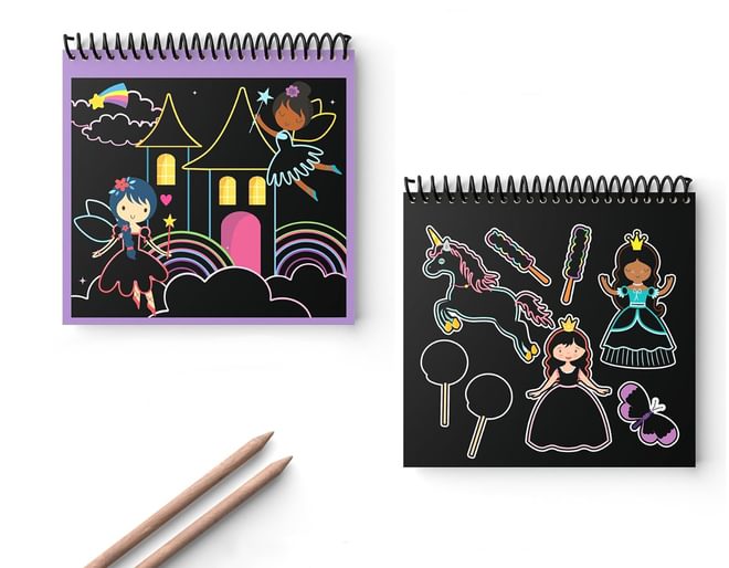 Magical Scratch Art - Unicorns & Princesses