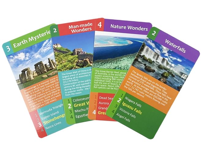 Monuments & Landmarks Card Game