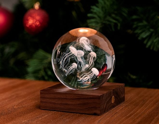 3D Jellyfish Crystal Light