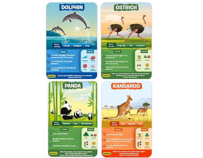 Guess in 10 - Amazing Animals Card Game