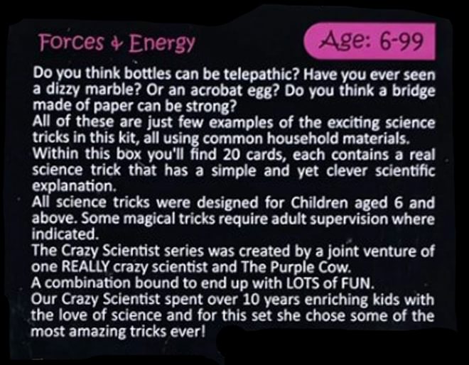 The Purple Cow The Five Senses