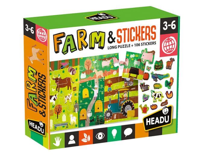 Farm & Stickers Puzzle