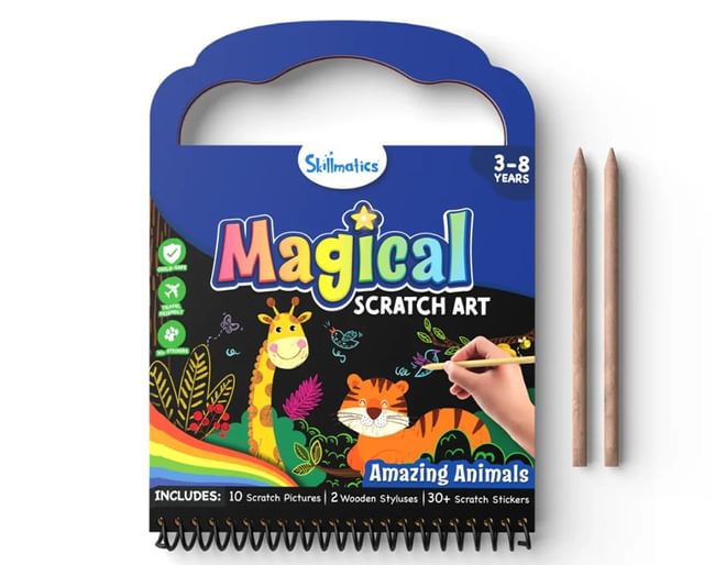 Magical Scratch Art Amazing Animals