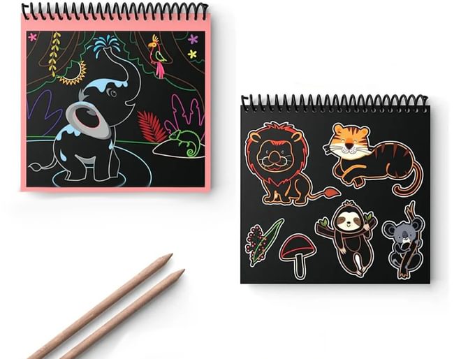 Magical Scratch Art Amazing Animals