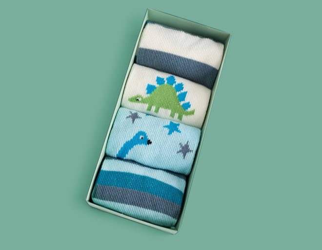 Dinosaur Baby Socks