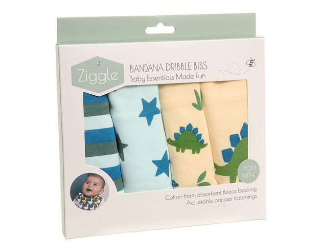 Dinosaur Bandana Dribble Bibs