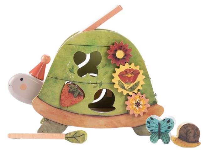 Moulin Roty Wooden Activity Turtle