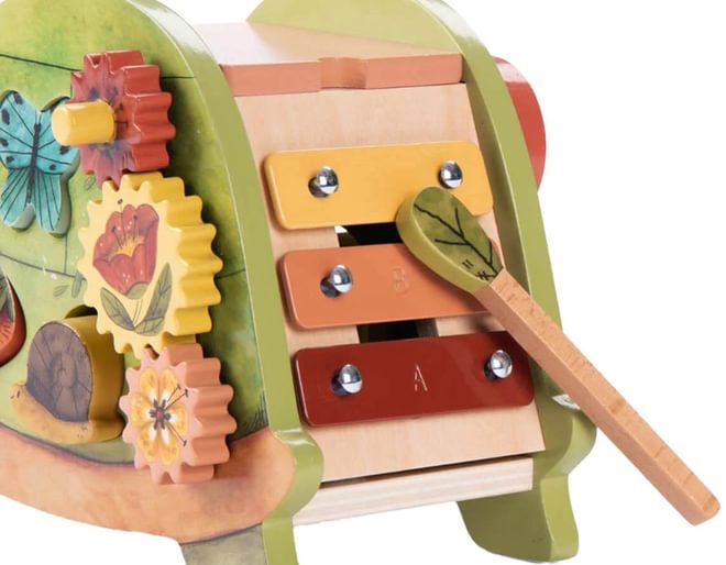 Wooden Activity Turtle