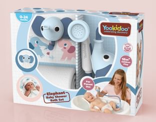 Elephant Baby Shower Bath Set