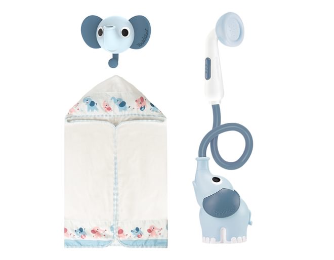 Elephant Baby Shower Bath Set