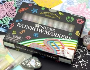 Silver Rainbow Markers