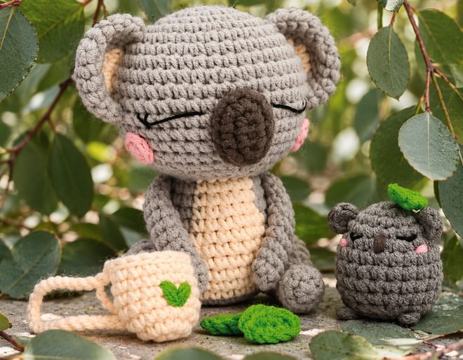 Koala Amigurumi Kit