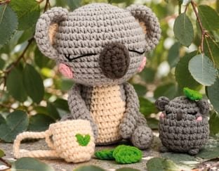 Koala Amigurumi Kit