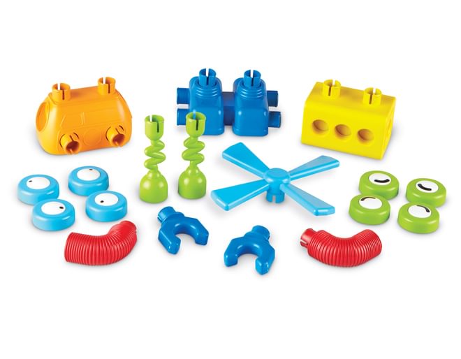 123 Build It Robot Factory Contents