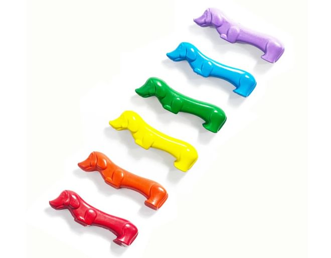 Dog Shaped Crayons