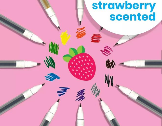 Strawberry Scented Gel Pens