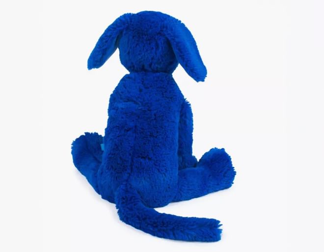 Blue Cuddly Dog Toy