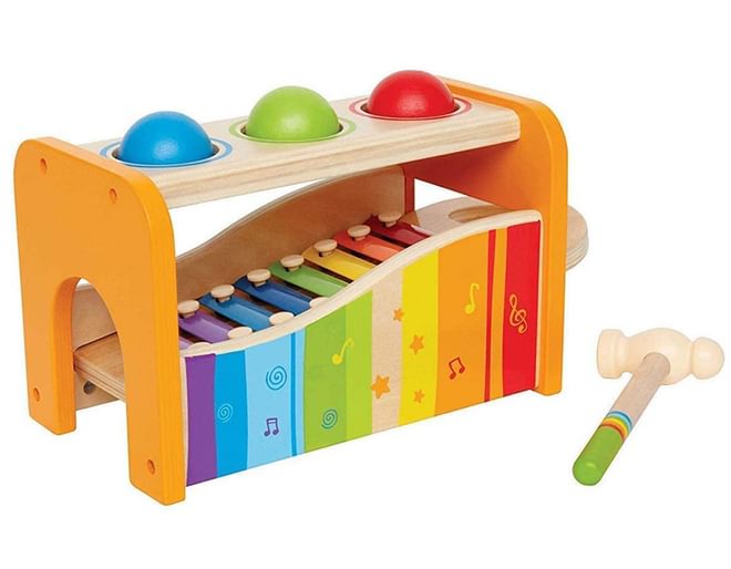 Pound n Tap Bench with Xylophone Close Up