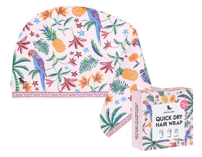 Dock and Bay Pink Paradise Hair Wrap
