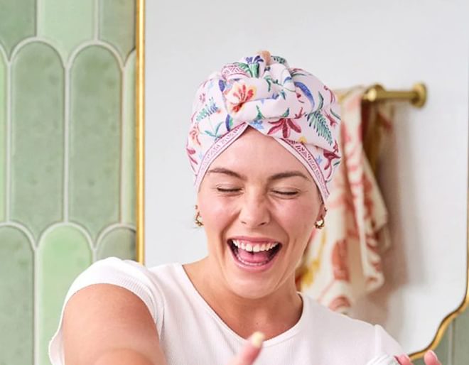 Pink Paradise Hair Wrap