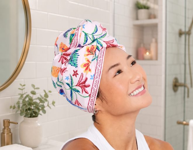 Pink Paradise Hair Wrap