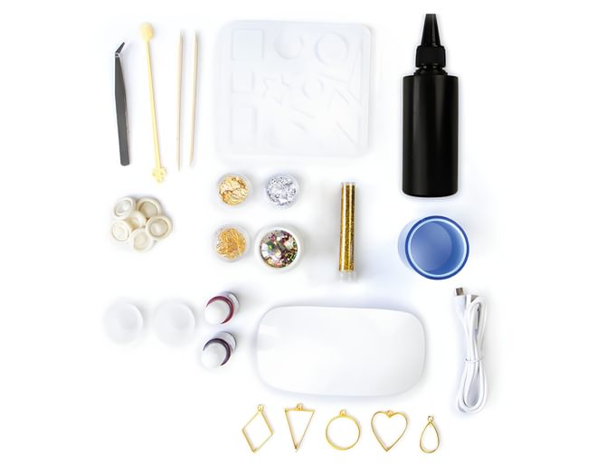 Resin Jewellery Making Kit Contents