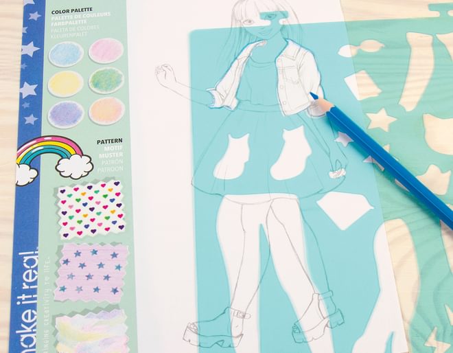 Fashion Sketchbook Stencils