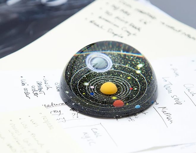 Solar Planetarium Paperweight