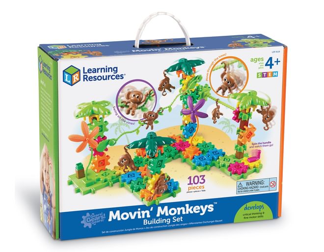 Movin' Monkeys Building Set Packaging