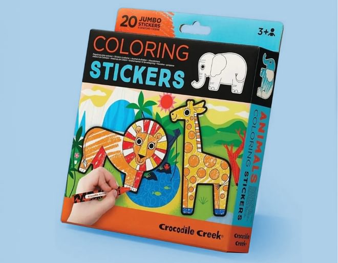 Animal Colouring Stickers