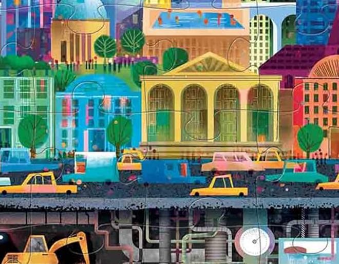 Above and Below City Puzzle
