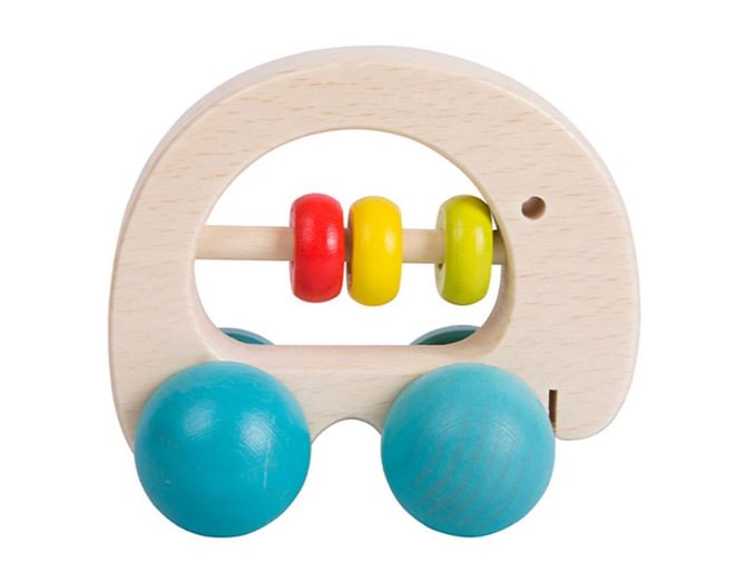Wooden Elephant Rattle