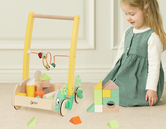 Baby Walker With Blocks