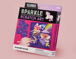 Sparkle Scratch Art