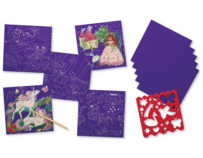 Crocodile Creek Sparkle Scratch Art Set