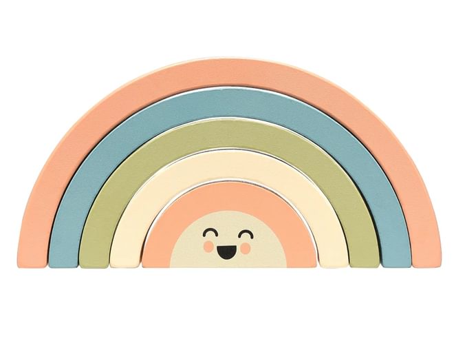 Wooden Rainbow Stacking Toy