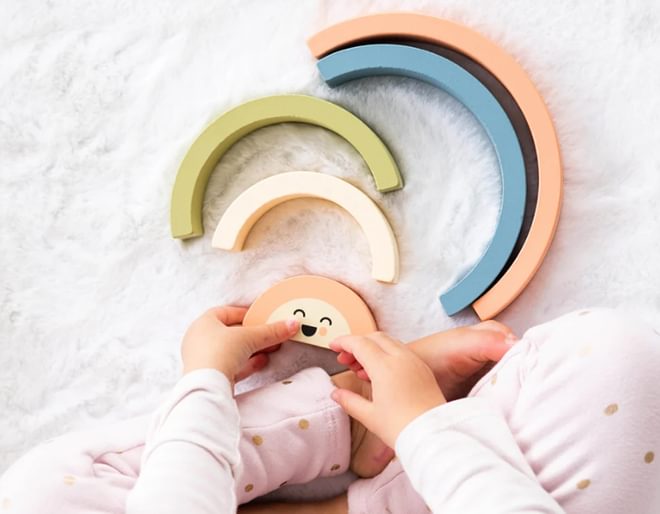 Stacking Rainbow Toy