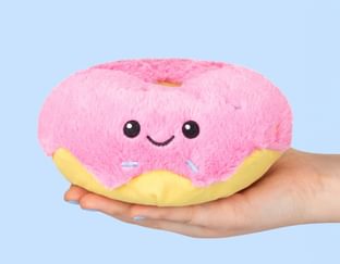 Pink Doughnut Squishable Cushion