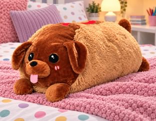 Hotdog Squishable cushion