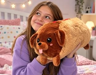Hotdog Squishable cushion