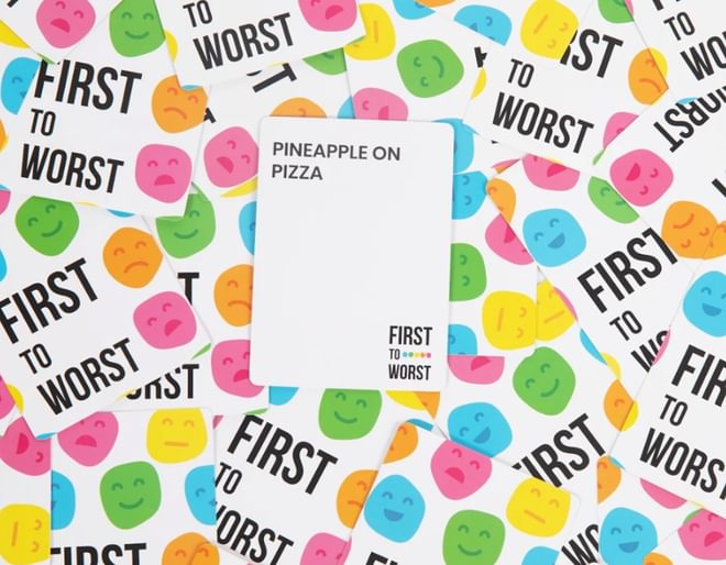 First to Worst Card Game