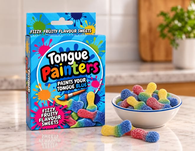 Box of Tongue Painter Sweets