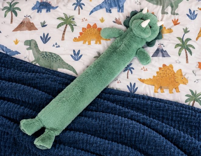 Green Dinosaur Hot Water Bottle