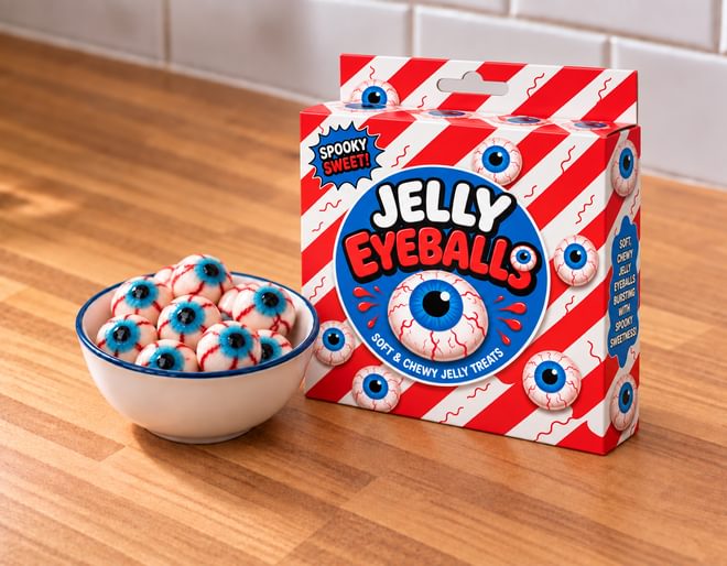 Fruit Flavour Jelly Eyeballs