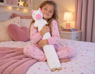 Unicorn Long Hot Water Bottle