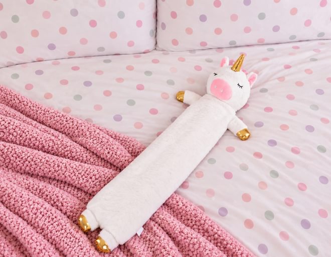 Unicorn Long Hot Water Bottle