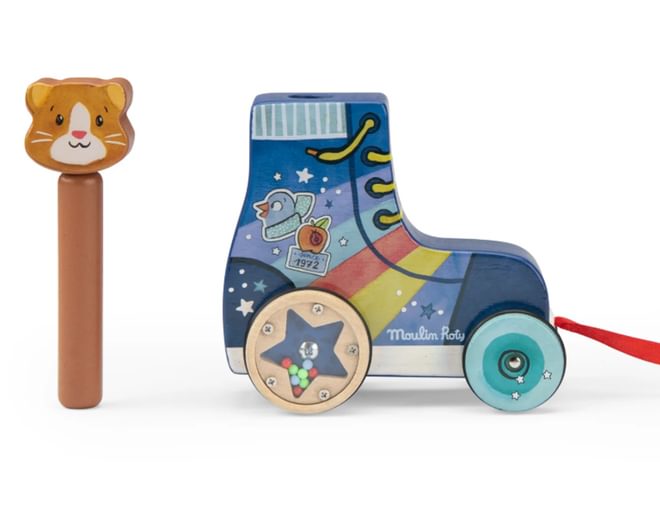 Roller Skate Pull Along Toy