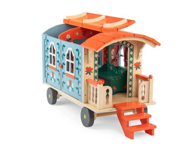 Wooden Toy Caravan