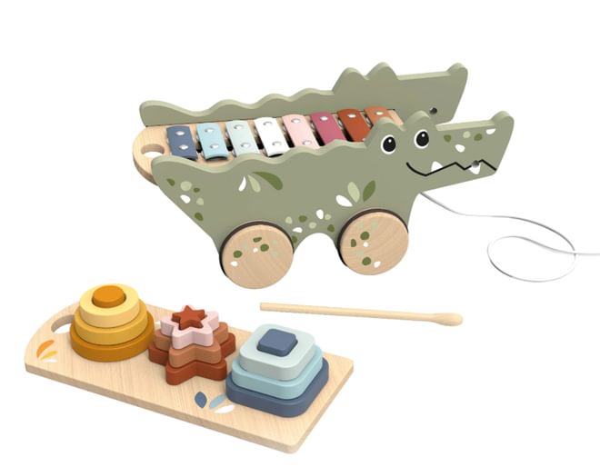 Croco Xylo & Activity Pull Along